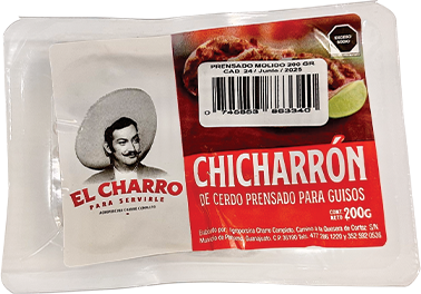 El Charro Chicharrón Prensado Picado 200g